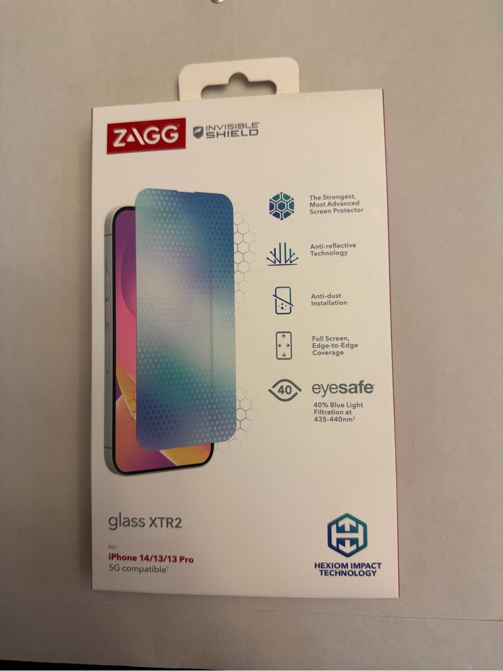 ZAGG InvisibleShield Glass XTR2 Screen Protector - Blue Gradient